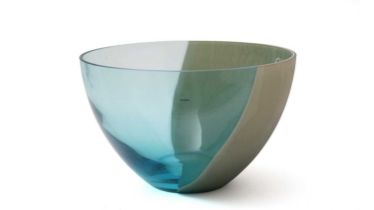 Venini 'Le Sabbie' overlay glass bowl by Claudio Silvestrin