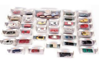 A collection of Dinky Matchbox diecast model vehicles