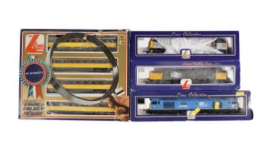 Lima 00-gauge diesel locomotives and a Lima Golden Series NS Intercity locomotive