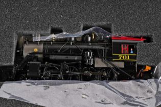 A Bachmann Spectrum Western Maryland Fireball locomotive and tender