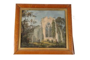 19th Century British School - Picturesque Ruins | watercolour