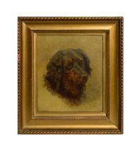 C. Davidson - Portrait of a Dog | oil