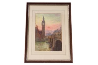 Louisa Simpkin - Westminster Bridge and "Big Ben" | watercolour