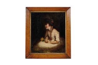 19th Century British School - The Yellow Carnation | oil
