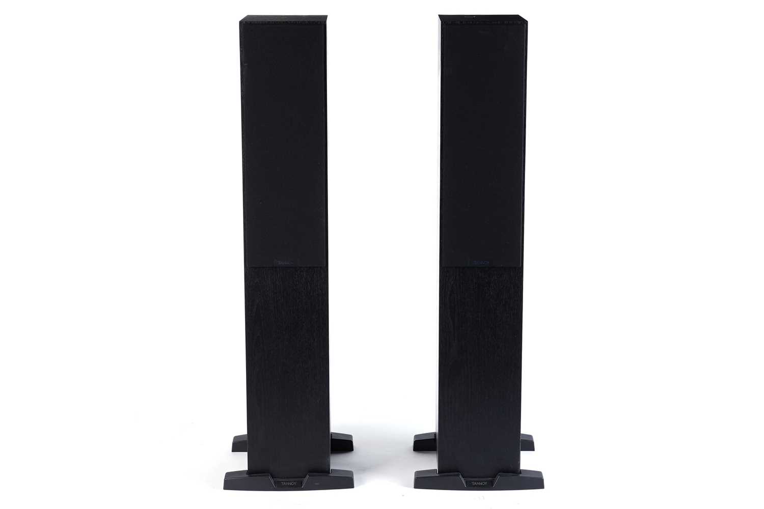 A pair of Tannoy floor-standing speakers