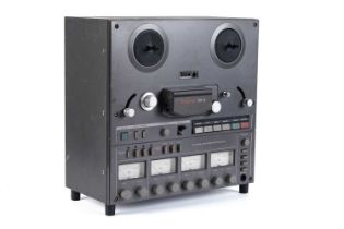 A Tascam 22-4 reel-to-reel tape recorder