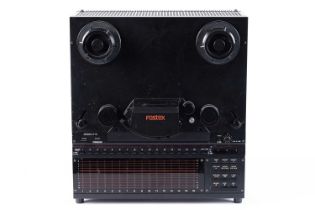 A Fostex reel-to-reel tape recorder