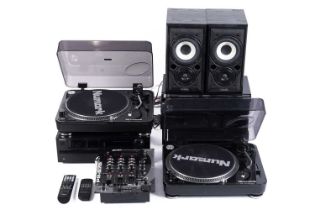 Twin turntables and audio separates