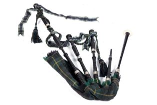 Set of Scottish bagpipes