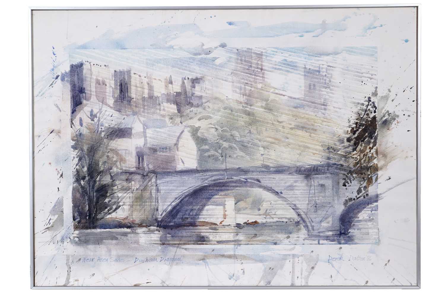 Derek Dalton - Wear Area Series - Durham Diagonal | watercolour