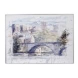 Derek Dalton - Wear Area Series - Durham Diagonal | watercolour