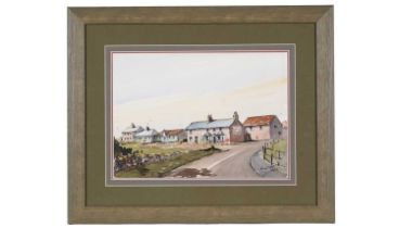 Fred Stott - On the outskirts of Berwick | watercolour