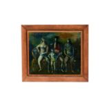 Follower of Pablo Picasso - Figures and Chairs | oil