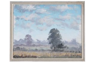 Harold Workman - Cornfields and Cloudy Skies | oil