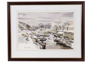 Angus Rands - Deepdale in February | watercolour