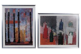 After Ben Shahn and Nicolas de Stael - photolithographic prints