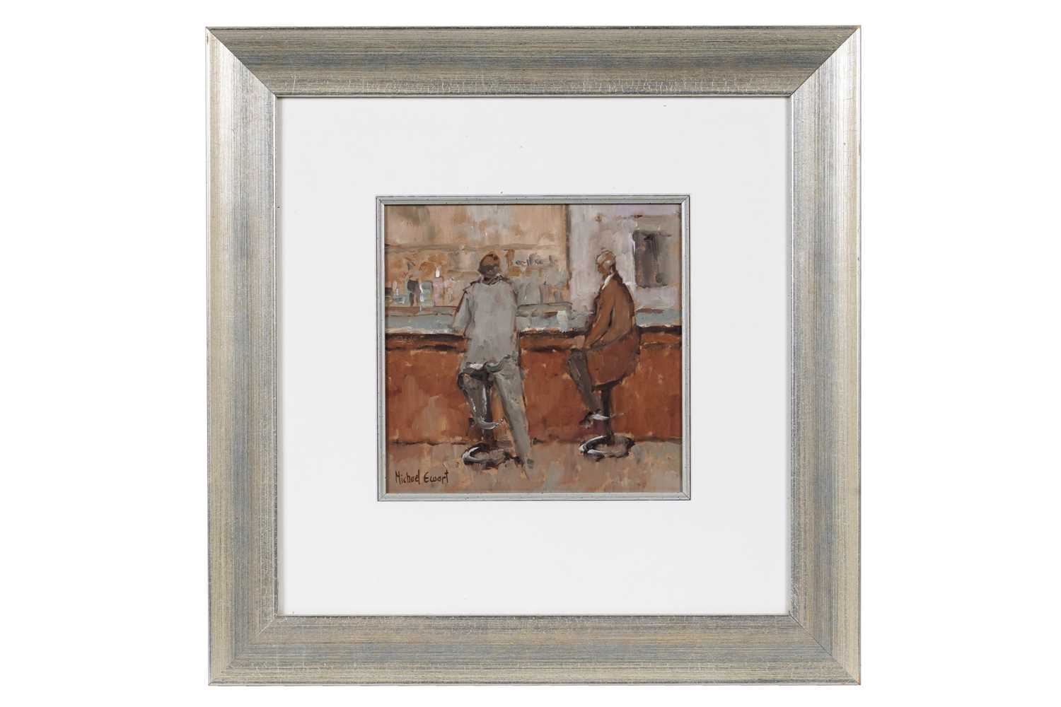 Michael Ewart - Two Men in a Bar | oil