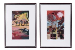 Christina Mingard - Birds in a Tree & Black Carts Spring | limited edition giclee print