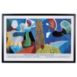 After David Hockney OM CH RA - Salts Mill Poster: Some Very New Paintings | digital print