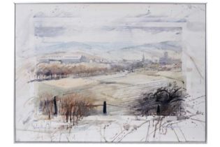 Derek Dalton - Wear Area Series - Consett Horizontal | watercolour