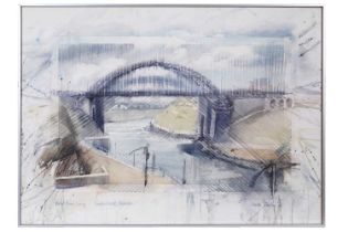 Derek Dalton - Wear Area Series - Sunderland Chevron | watercolour