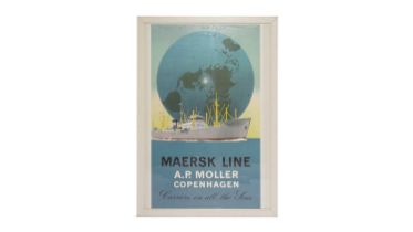 After Aage Rasmussen - Maersk Line and Odense advertising posters | offset lithographic prints