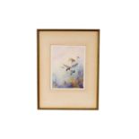 William E. Powell - Ducks in Flight | watercolour