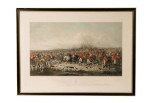 After Anson Ambrose Martin - The Bedale Hunt | hand coloured engraving