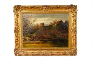 J. Conway - A Castle at Dusk | oil