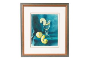 Elena Bazanova - Glass and Lemon | watercolour