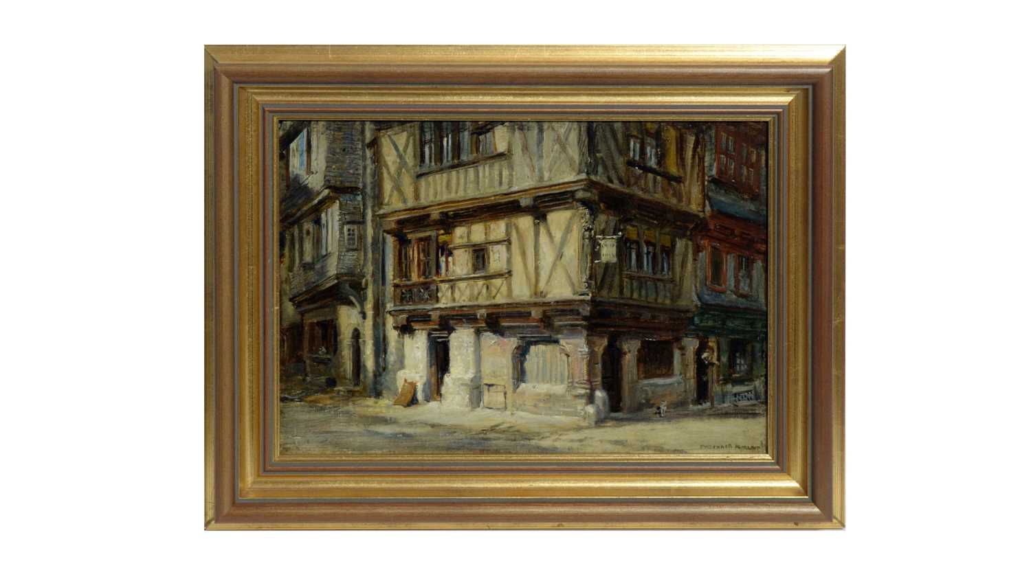 Frank Moss Bennett - Morlaix | oil