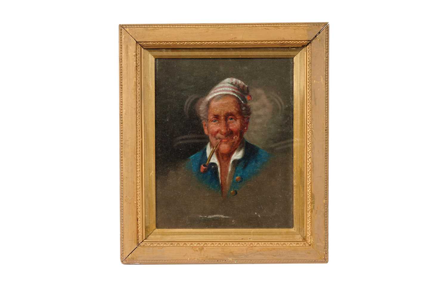 19th Century Dutch School - Portrait of a Fisherman | oil