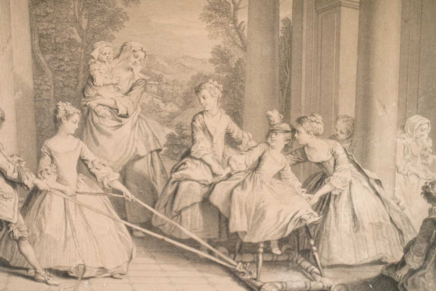 After Nicolas Lancret - L'Enfance | etching and engraving (1735) - Image 2 of 6