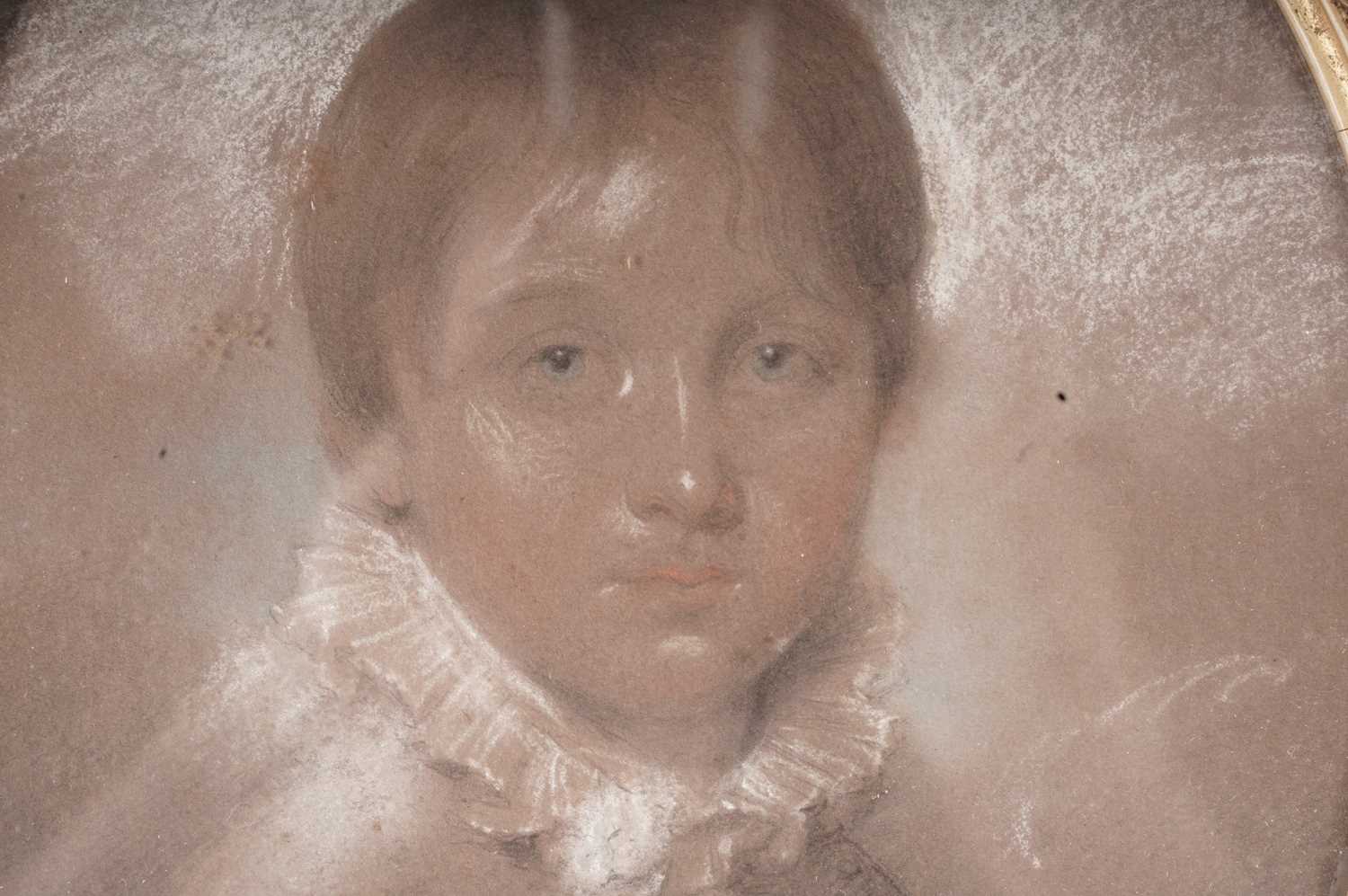 Late 18th Century British School - Portrait of a Young Boy Called George Richmond | pastel - Image 6 of 7
