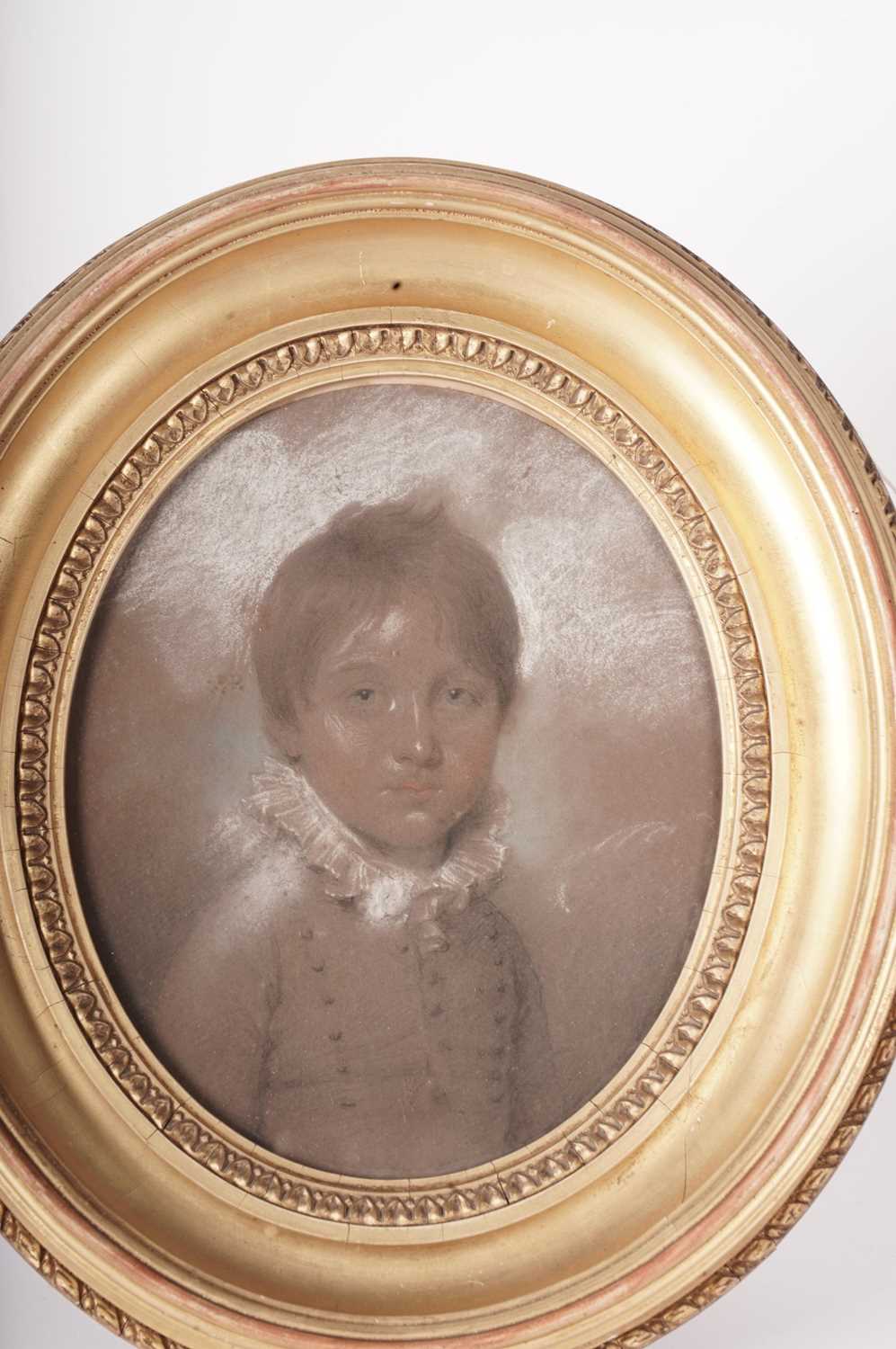 Late 18th Century British School - Portrait of a Young Boy Called George Richmond | pastel - Image 7 of 7