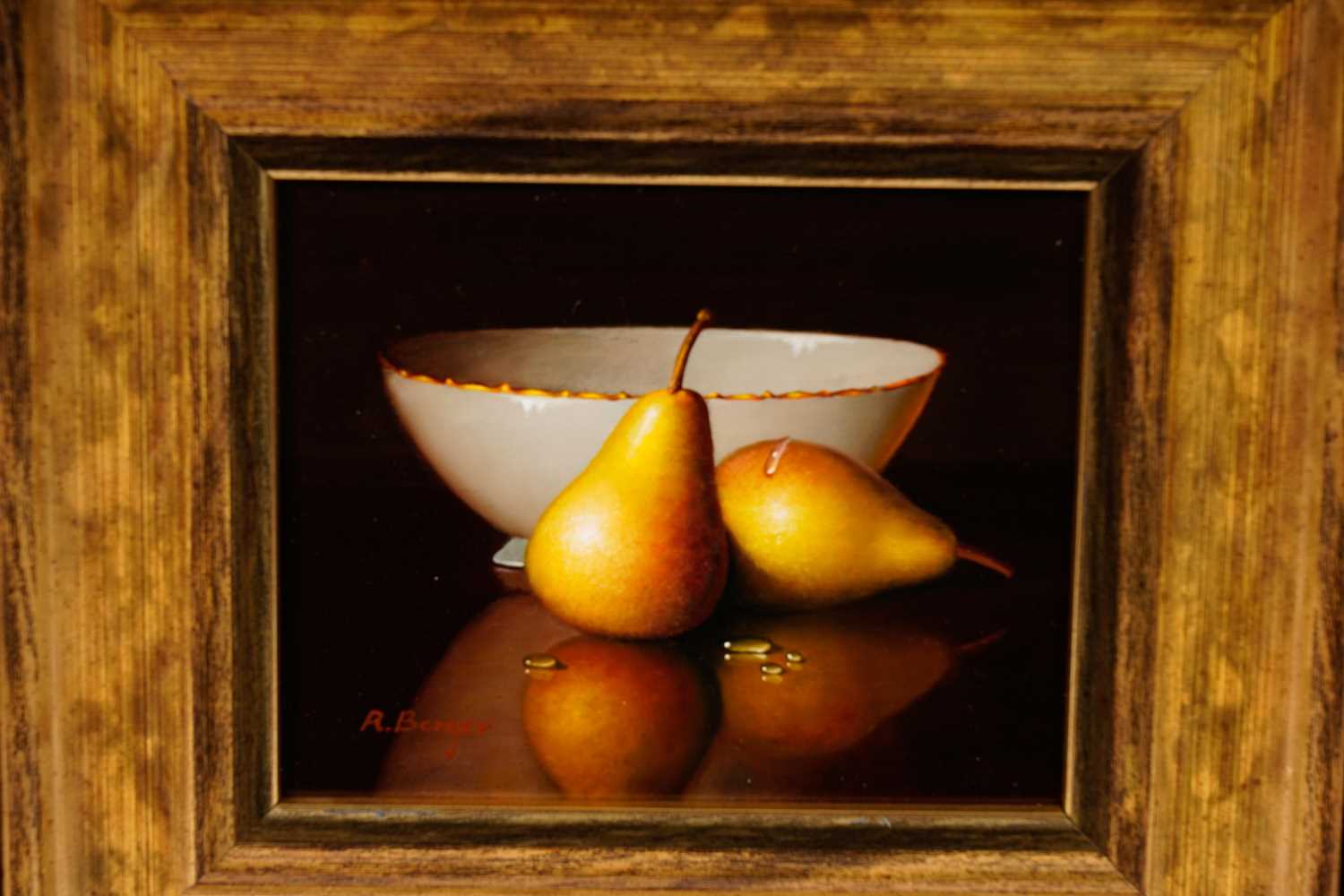Ronald Berger - Porcelain and Pears | oil - Image 3 of 5
