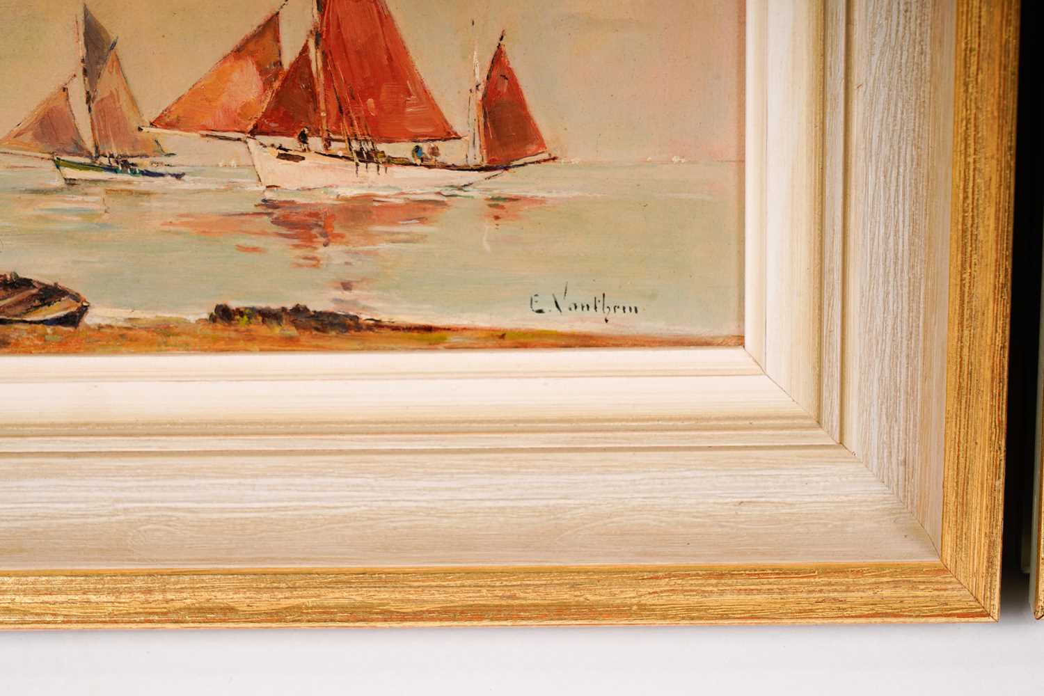 E. Nanthem - A Pair of French Marine Views | oil on panel - Image 5 of 6