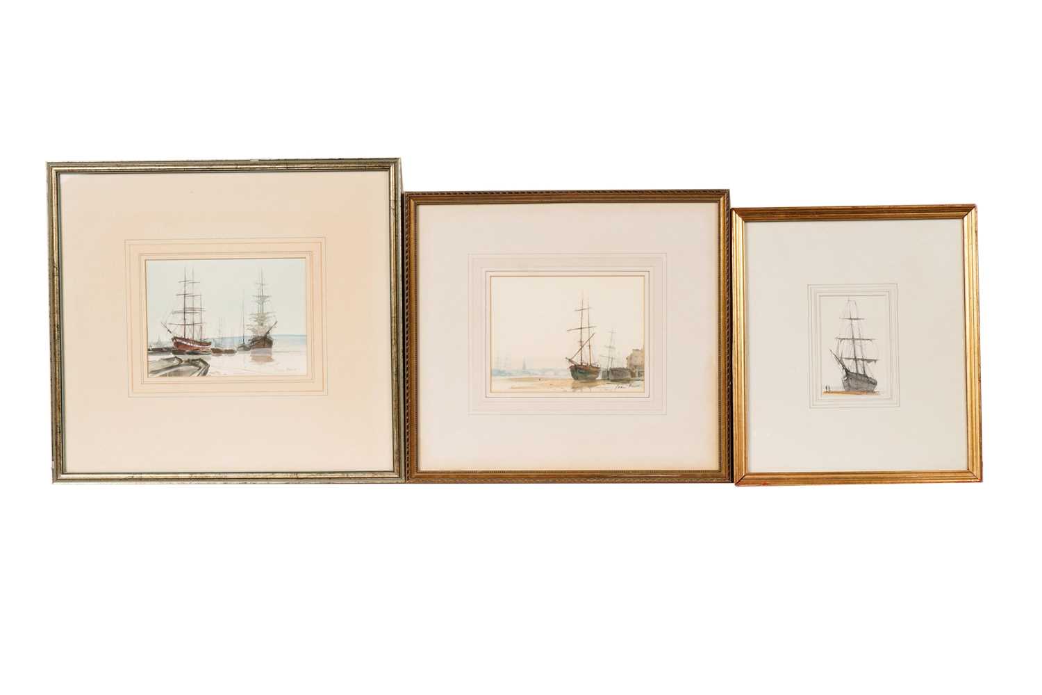 Peter Knox - Three marine views | watercolour