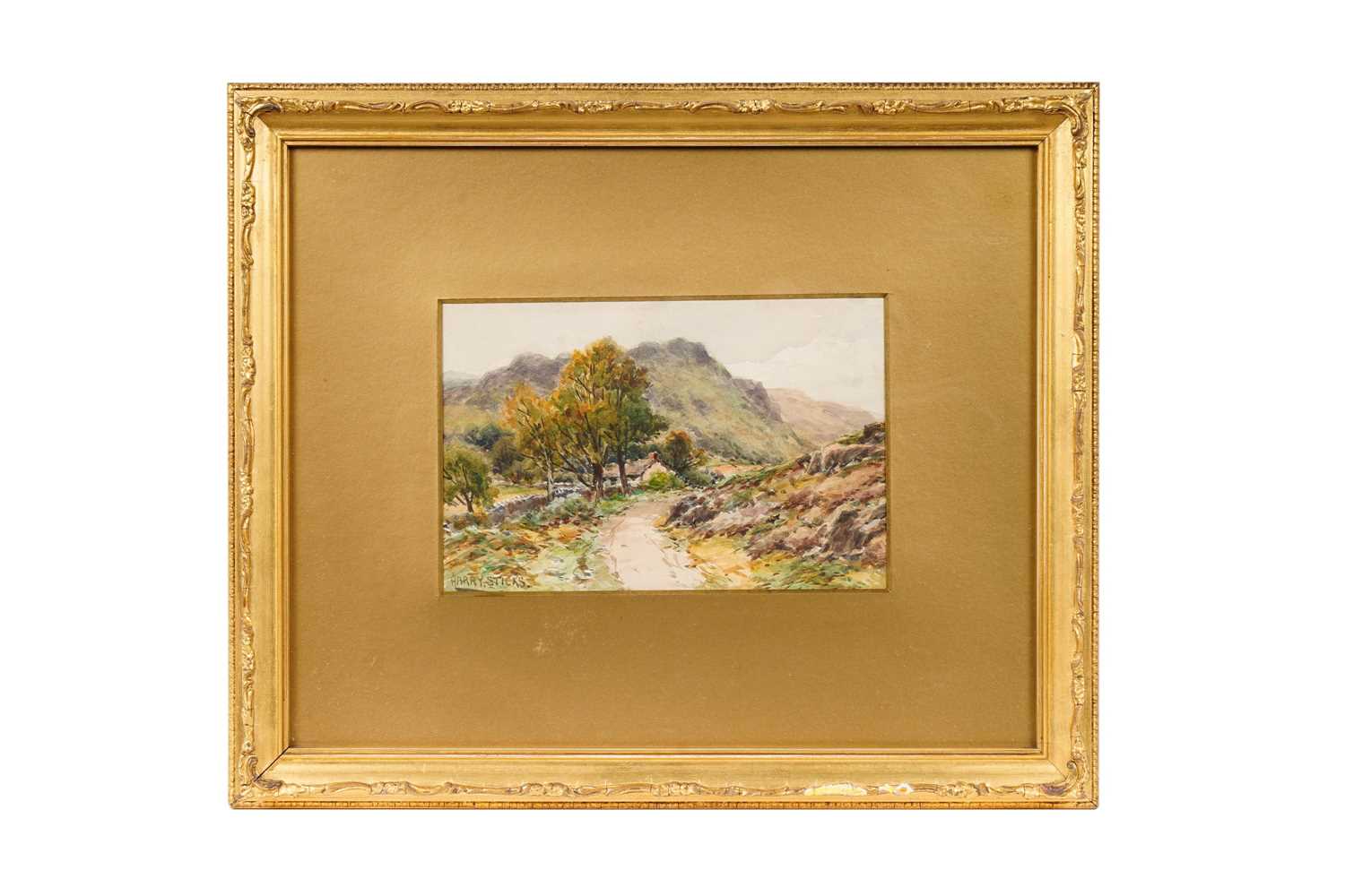 Harry Sticks - Thurm Mill, and a landscape view | watercolours - Image 7 of 10