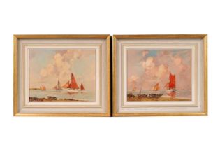 E. Nanthem - A Pair of French Marine Views | oil on panel