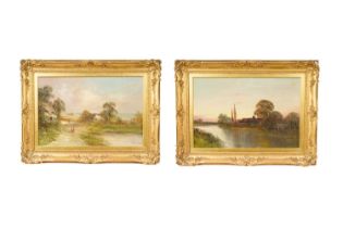 Francis E. Jamieson - A pair of Landscape Views | oil