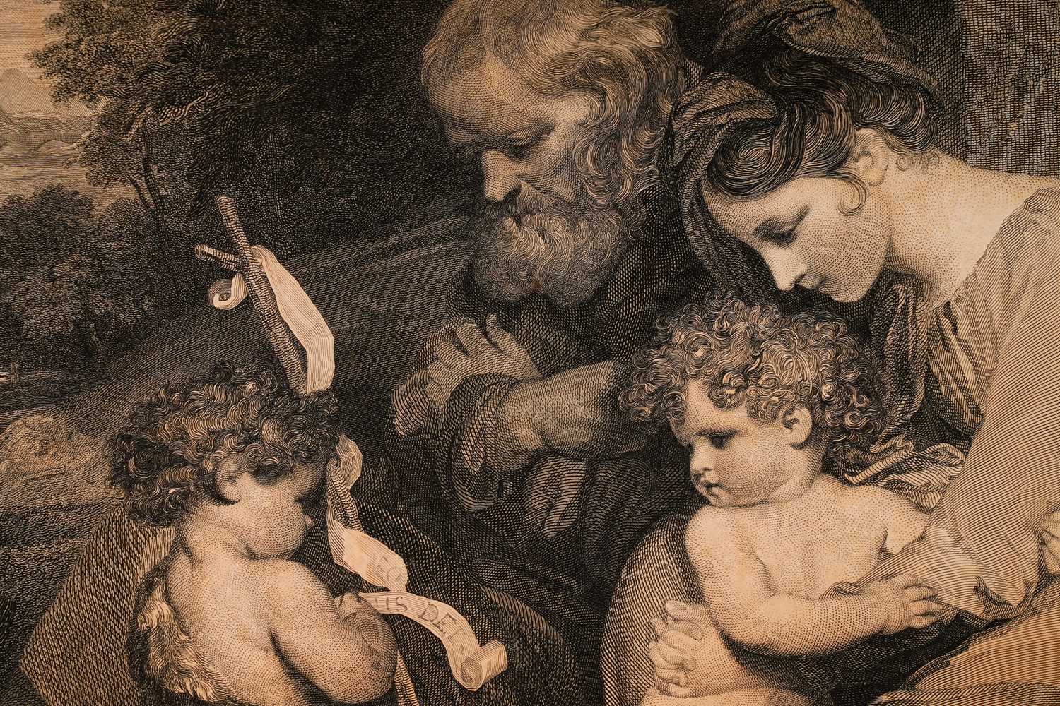 After Sir Joshua Reynolds - The Holy Family | line engraving - Image 4 of 4