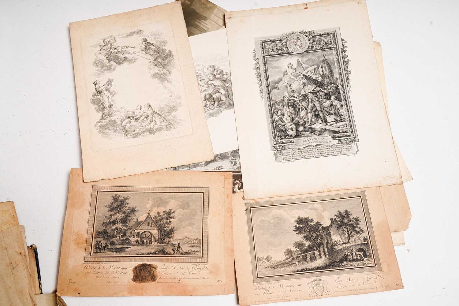 19th Century - A folio containing a collection of antiquarian prints and sketches - Image 9 of 35