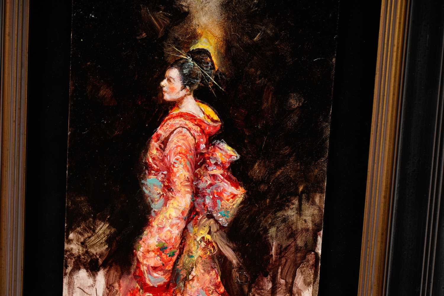 Ignacio Trelis - Japanese Geishas | oil - Image 3 of 9