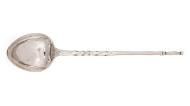 A masking spoon, unmarked, probably Banff