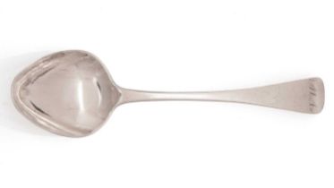 A dessert spoon by Nathaniel Gillet, Aberdeen