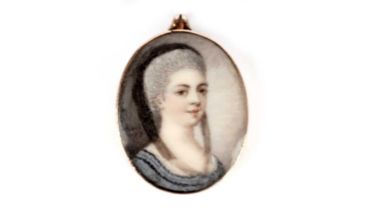 Adam Buck: an 18th Century miniature portrait of a woman