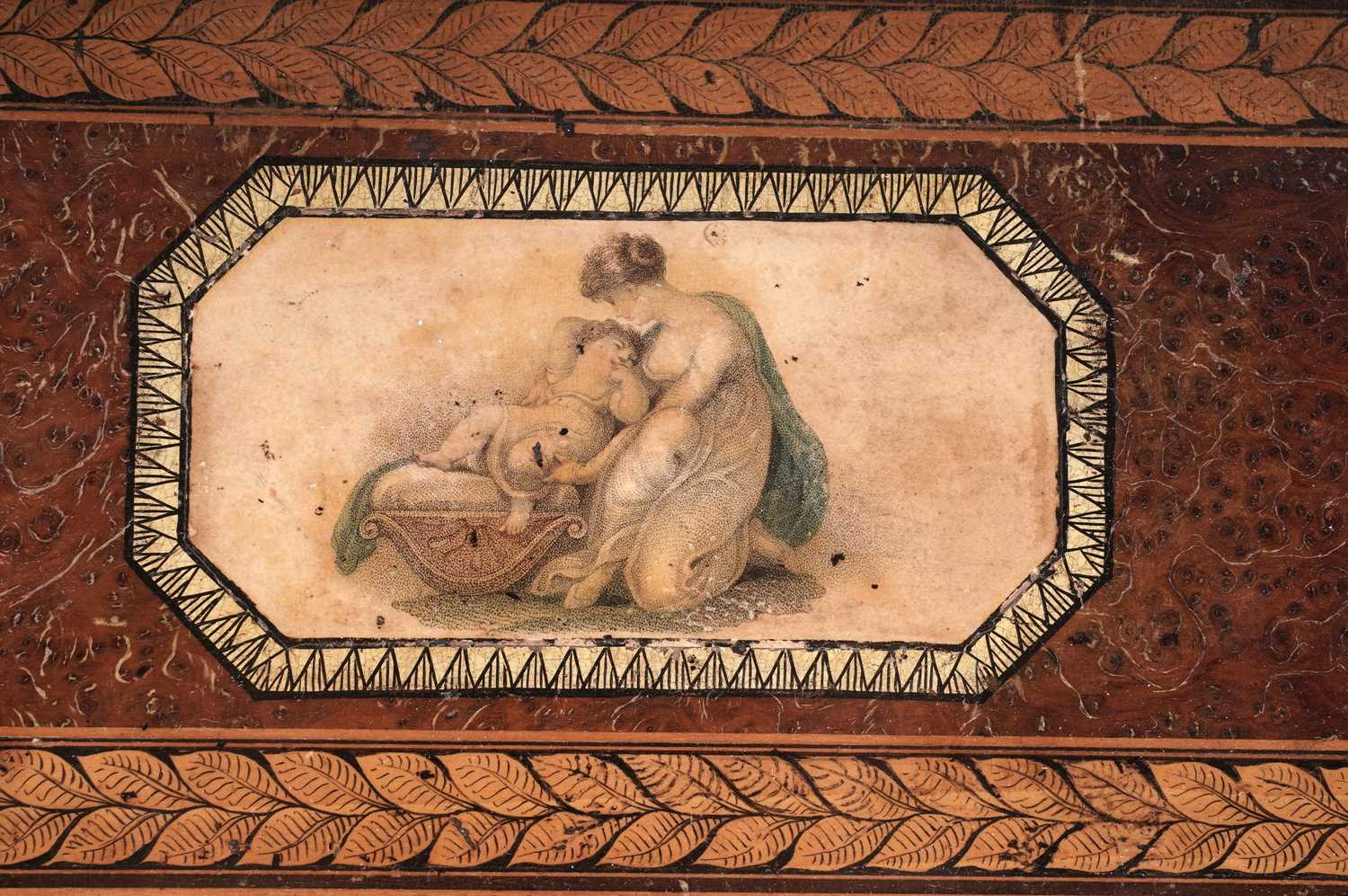 A Victorian burr walnut jewellery box - Image 4 of 8