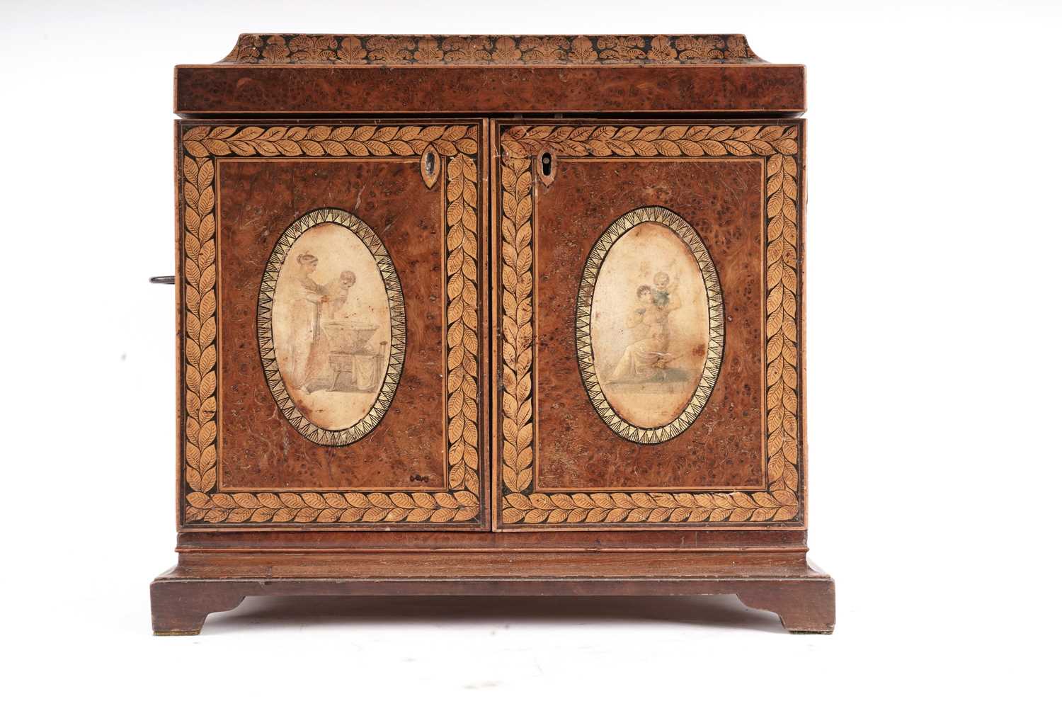A Victorian burr walnut jewellery box - Image 2 of 8