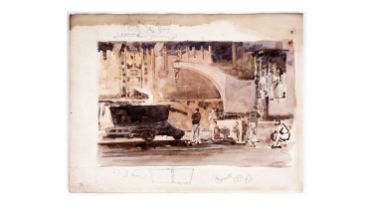 Robert Jobling - Consett Steelworks| watercolour